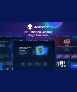 Aenft - NFT Basım Koleksiyonu WordPress Teması