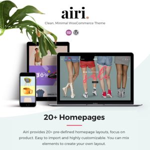 Airi - Temiz, Minimal WooCommerce Teması