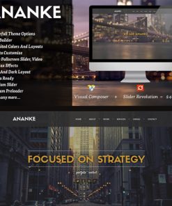 Ananke - Tek Sayfa Parallax WordPress Teması