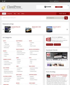 AppThemes ClassiPress - WordPress İlan Teması