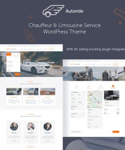 AutoRide - Şoför ve Limuzin Rezervasyon WordPress Teması