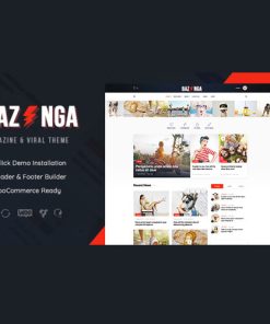Bazinga | Viral Blog WordPress Teması