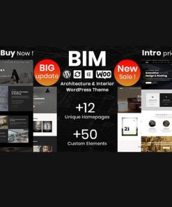 BIM - Mimarlık ve İç Mimarlık Elementor WordPress Teması