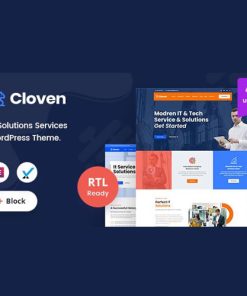 Cloven - BT Çözümleri Hizmetleri Şirketi WordPress Teması + RTL