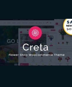 Creta - Çiçek Mağazası WooCommerce WordPress Teması