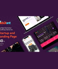 Debutant - Elementor Landing Page WordPress Teması