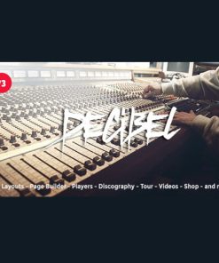 Desibel - Profesyonel Müzik WordPress Teması