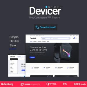 Devicer - Elektronik, Mobil ve Teknoloji Mağazası WordPress Teması