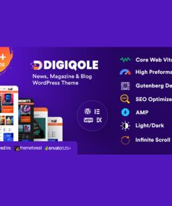 Digiqole - Haber Dergisi WordPress Teması