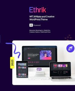 Ethrik - Yaratıcı ve NFT Affiliate WordPress Teması