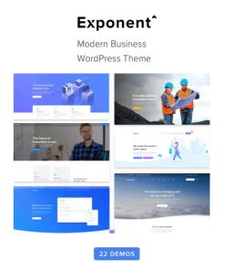 Exponent | Modern Çok Amaçlı İş WordPress Teması