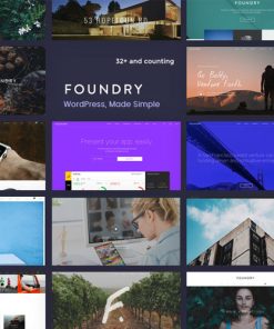 Foundry - Çok Amaçlı, Çok Kavramlı WordPress Teması