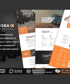 Globax - Logistics WordPress Theme + Woocommerce