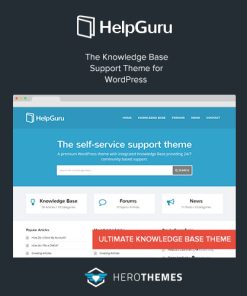 HelpGuru - Kendi Kendine Hizmet Bilgi Tabanı WordPress Teması