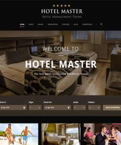 Hotel Master - Otel Rezervasyonu için WordPress Teması