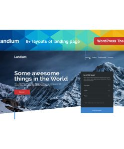 Landium - Uygulama Açılış Sayfası WordPress