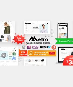 Metro – Minimal WooCommerce WordPress Teması