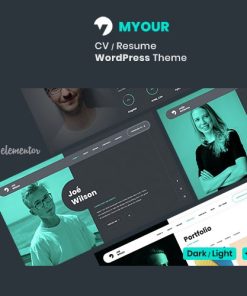 Myour - CV WordPress Theme