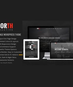 North - Tek Sayfa Paralaks WordPress Teması