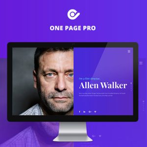 One Page Pro - Çok Amaçlı Tek Sayfa WordPress Teması