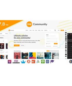 OneCommunity - BuddyPress Üyelik Teması