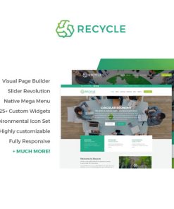 Recycle - Çevresel ve Yeşil İşletme WordPress Teması