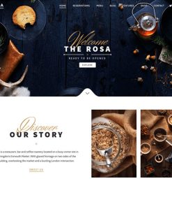 ROSA - Şık Bir Restoran WordPress Teması
