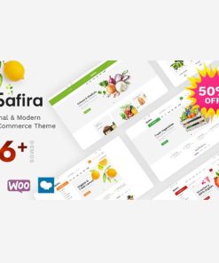 Safira - Gıda ve Organik WooCommerce WordPress Teması
