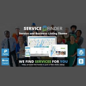 Service Finder - Provider and Business Listing WordPress Teması