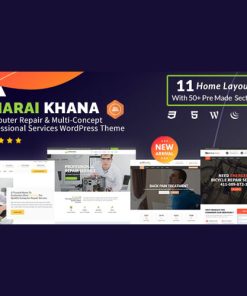 Sharai Khana - Bilgisayar Onarımı ve Çok Konseptli Profesyonel Hizmetler WordPress Teması