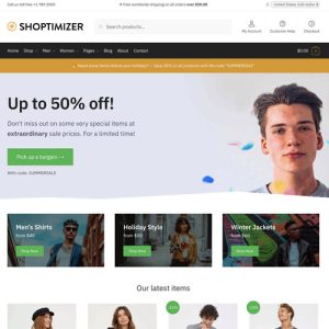 Shoptimizer - Hızlı WooCommerce WordPress Teması
