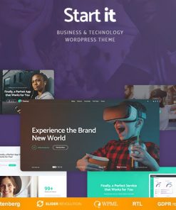 Start It - Teknoloji ve Başlangıç ​​WordPress Teması