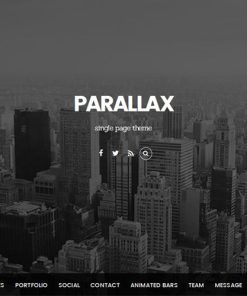 Themify Parallax - Paralaks Efektli WordPress Teması