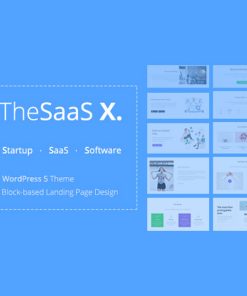 TheSaaS X - Duyarlı SaaS, Startup & Business WordPress Teması