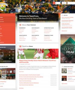 TownPress - Belediye ve Kasaba Yönetimi WordPress Teması