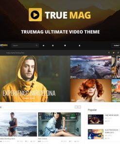 True Mag - Video ve Dergi için WordPress Teması