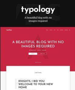 Typology - Metin Odaklı Minimal WordPress Blog Teması