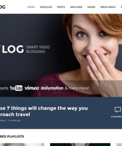 Vlog - Video Blogu ve Podcast WordPress Teması