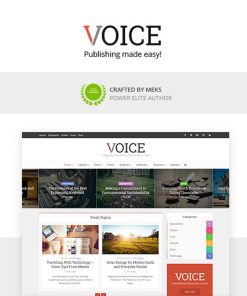 Voice - Clean News/Magazine WordPress Teması