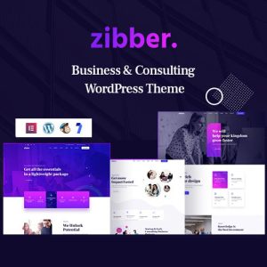 Zibber - Danışmanlık İşletmesi WordPress Teması + RTL